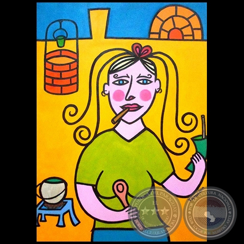 Che La Reina - Pintura de Virginia Rojas Holden - Año: 2013